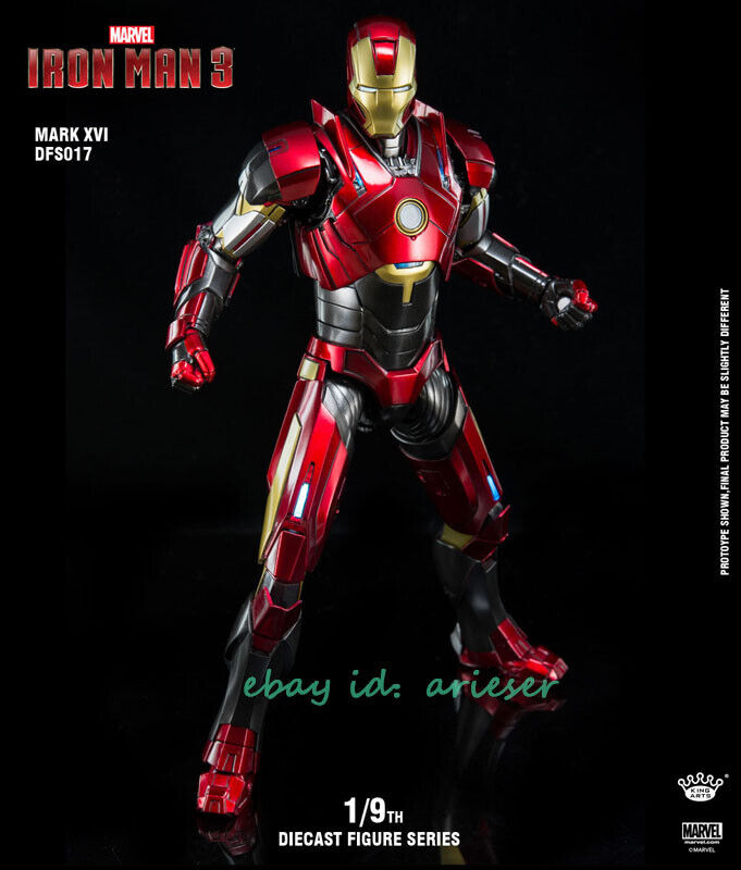 King Arts 1/9 DFS017 Alloy Movable Iron Man Mark 16 Alloy King Arts 1/9 DFS017 Alloy Movable Iron Man Mark 16 Alloy