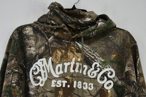 MV Sport Realtree Mens Drawstring Long Sleeve Casual Camo Hooded Sweatshirt S - Picture 3 of 12