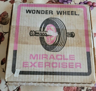 VTG WONDER WHEEL MIRACLE NIB Exerciser wheel 1008 GENERAL HOME PRODUCTS NOS