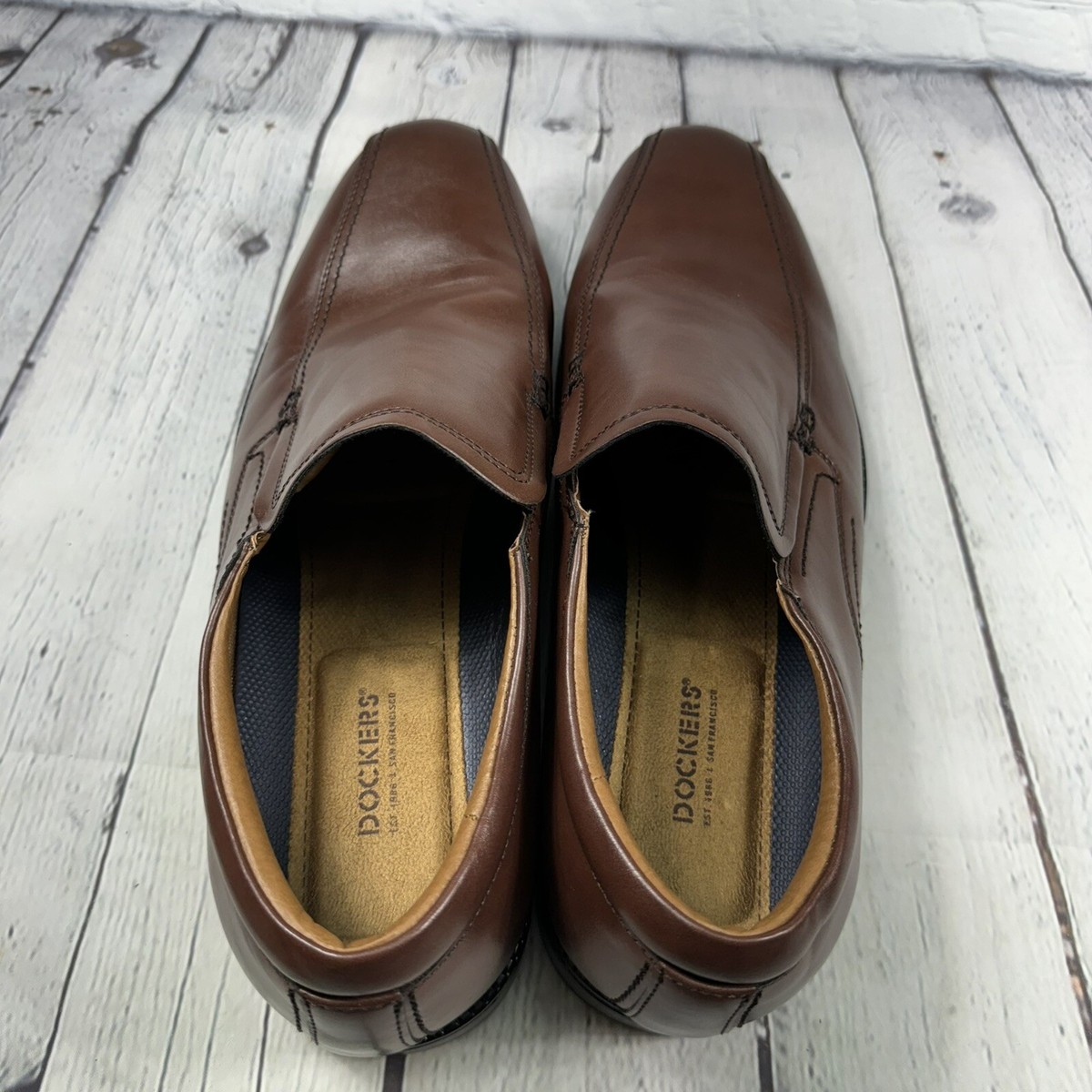 Dockers Mens Greer Business Dress Run Off Toe Slip-on Comfort Loafer Shoes 12W | eBay Dockers Mens Greer Business Dress Run Off Toe Slip-on Comfort Loafer Shoes 12W | eBay