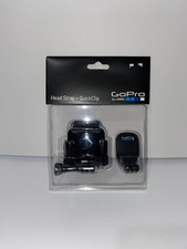 GoPro Head Strap and Quick Clip Black Adjustable OEM Genuine New Sealed
