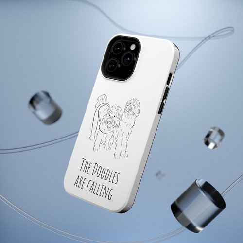"The Dooodle are calling" Labradoodle Impact-Resistant Cases - Picture 121 of 165