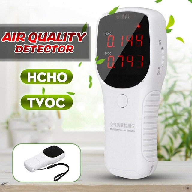 Air Quality Monitor HCHO TVOC PM2.5 PM10 Formaldehyde ...