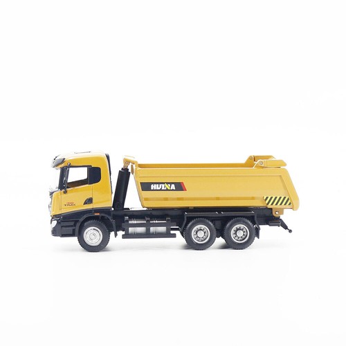 1:50 Huina Metal Dumper Truck Model Alloy Engineering Construction Vehicle Car - Picture 9 of 14