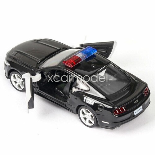 Ford Mustang GT Polizeiauto Spielzeug Maßstab 1:36 Diecast Pull Back Spielzeugauto Jungen Spielzeug - Bild 11 von 24
