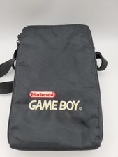 Vintage Official Nintendo Gameboy Carrying Case Travel Bag Black Strap