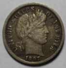 1897 Barber Dime #JH139