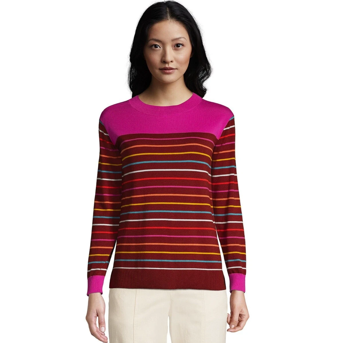 Lands end women's shop cotton sweaters