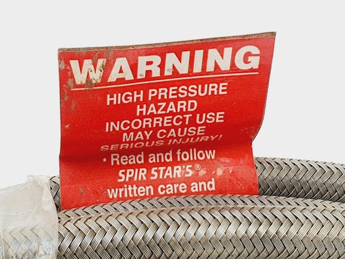 SPIR STAR Gas Booster Hose 1/4" 10000 psi, 50 ft High Pressure Hose # NEW - Picture 3 of 6