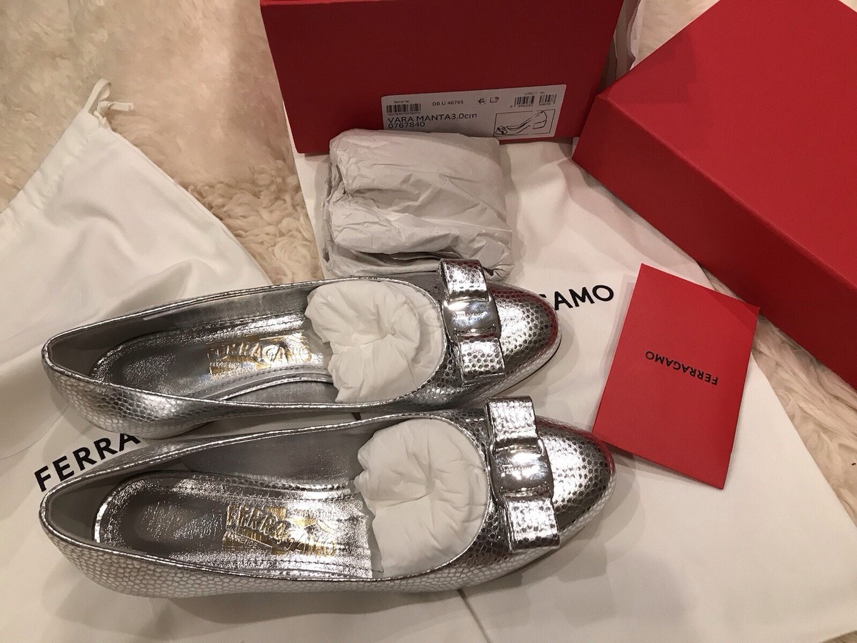 【FERRAGAMO】VARA MANTA Ferragamo Vara Manta Leather Pump - ShopStyle
