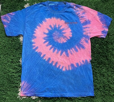 Odd Future Pro Tour LA Pink / blue Tie die Cotton Candy Donut Tee Size Large L