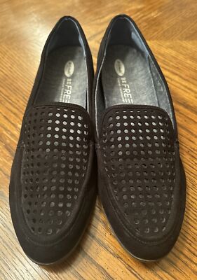 Dr. Scholl\'s Black Suede Slip-On Loafers s-l400.jpg main image 3