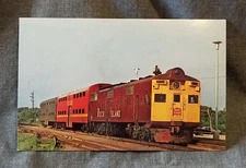 LMH Postcard ROCK ISLAND Custom Built E6 Booster RI 751 Rocky Mtn Rocket 1970