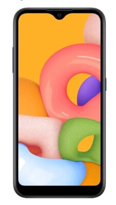 Very Good Samsung Galaxy A01 SM-A015V - 16GB - Black (Verizon) (Single SIM)