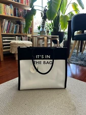 Kate Spade New York x Target Tote IT'S IN THE BAG color block White & BLack
