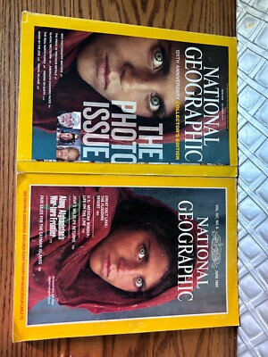 National Geographic Magazine June 1985 Back Issue Afghan Girl vol 167 ...