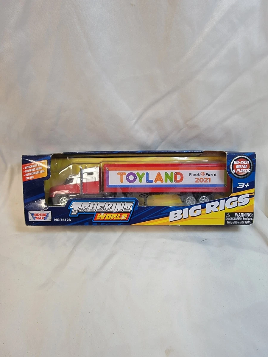 NEW Fleet Farm Toyland 2021 Motor Max Trucking World Big Rigs 8 Tractor  Trailer