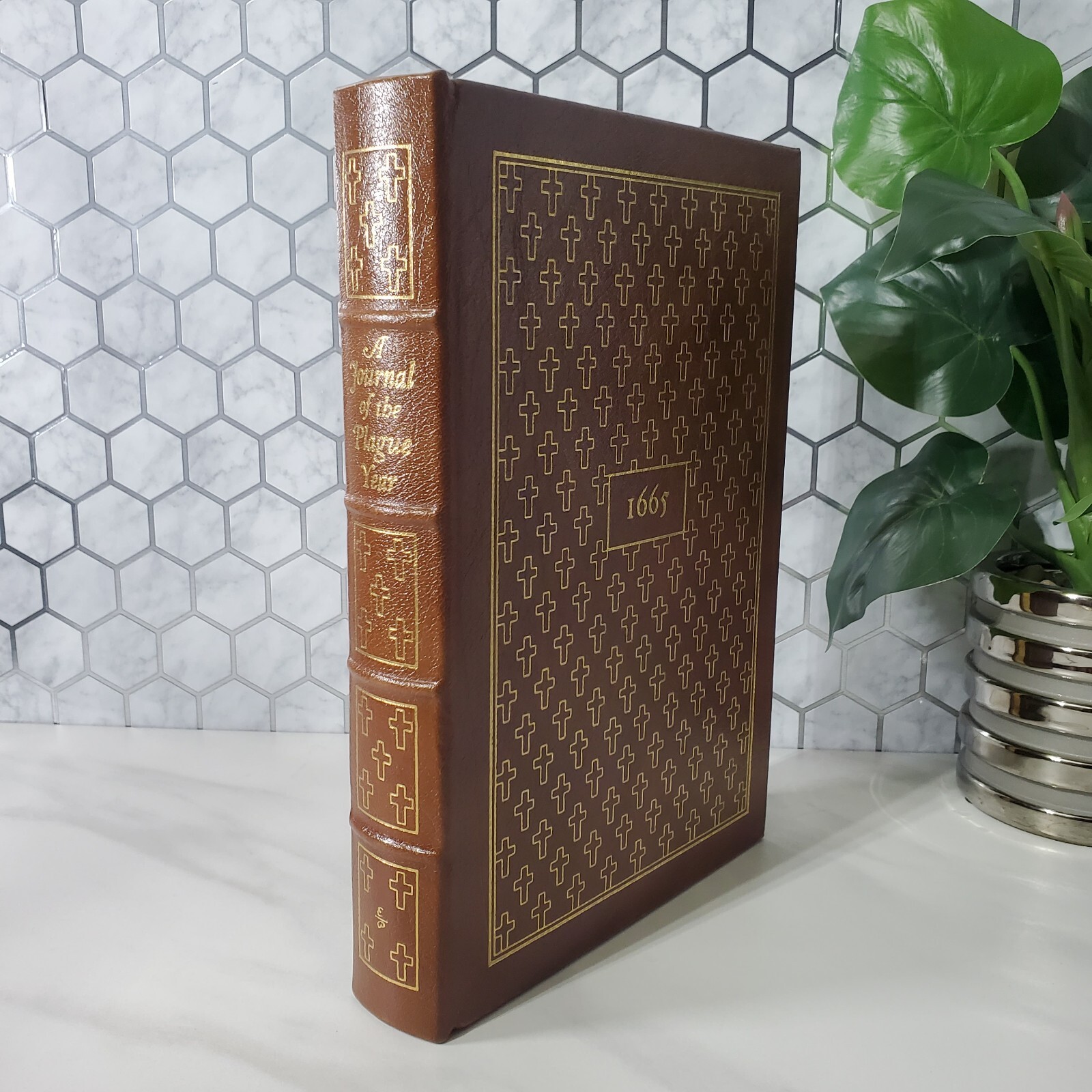 Easton Press 1978 Leather Collector Edition A Journal Of The Plague Year by Daniel Defoe