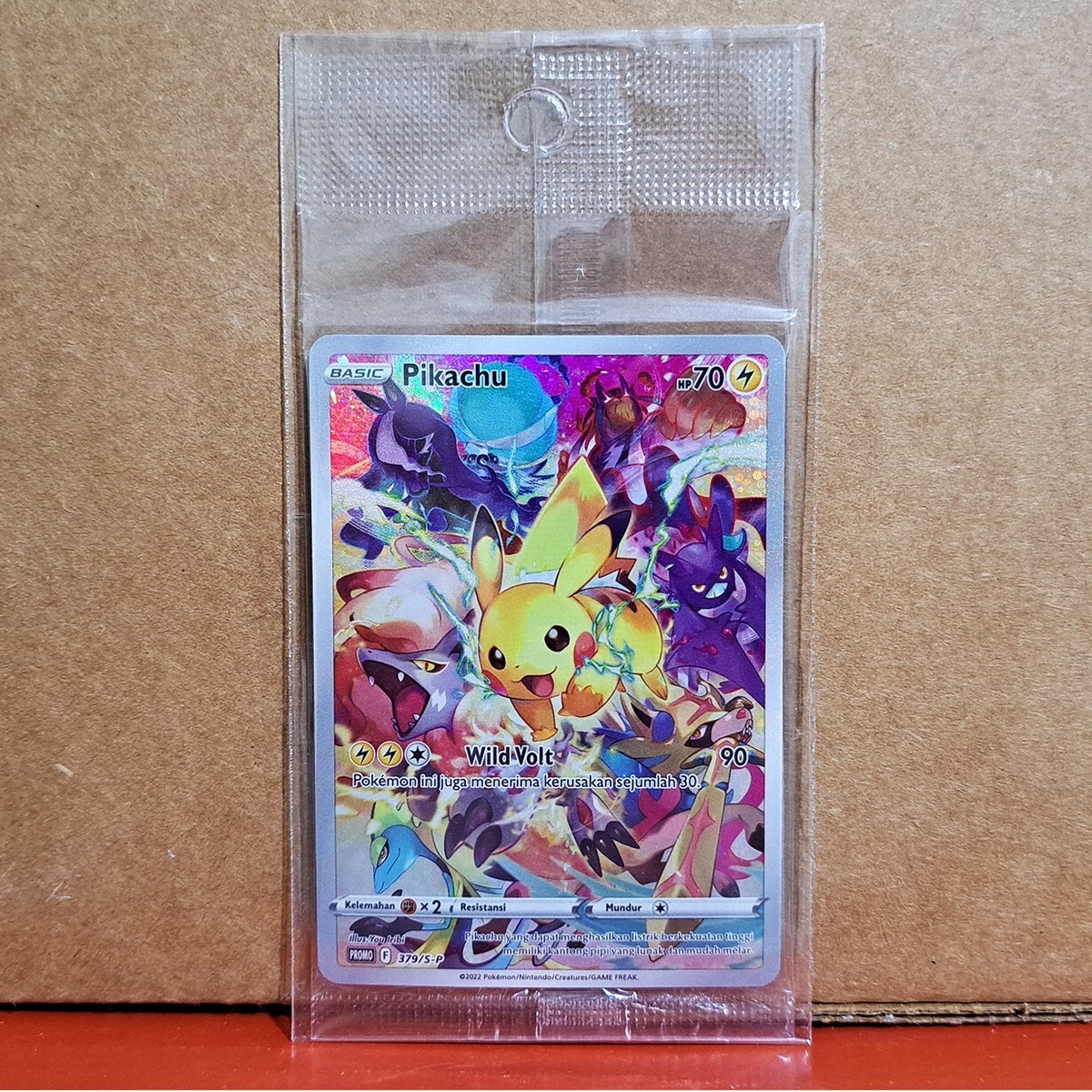 Pokemon Card Indonesia Pikachu VSTAR Semesta Universe 379/S-P