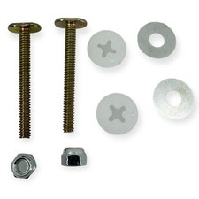 Ez-Flo 40024 Brass Plated Closet Bolt Set