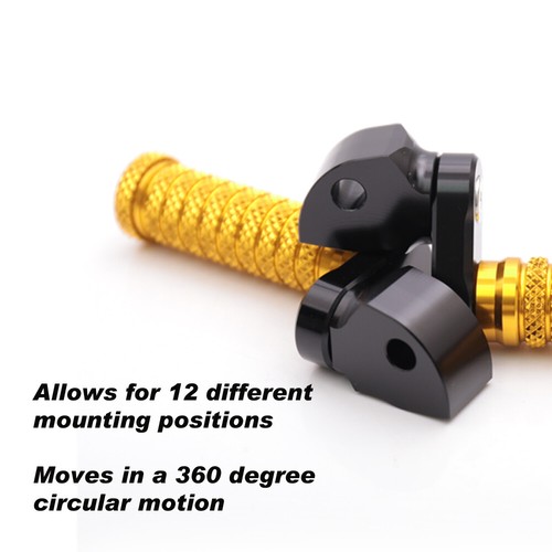 Clavija de pie ajustable CNC trasera MGrip se adapta a Buell 1125R todo el año XB12R Firebolt 04+ - Imagen 11 de 12