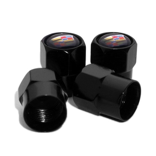 Hex New Cadillac Logo Emblem Car Suv Wheels Tire Air Valve Caps Stem Dust Cover - Picture 7 of 17