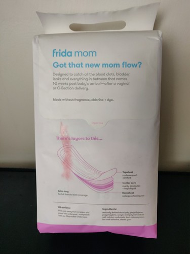 Frida Mom Postpartum Maternity Catch-All Pads for Maximum Absorbency - 18 ct - Picture 2 of 2