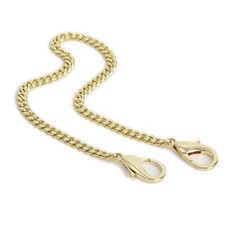 Mini Light Gold Purse Chain Strap Replacement 13" Handbag Crossbody Strap