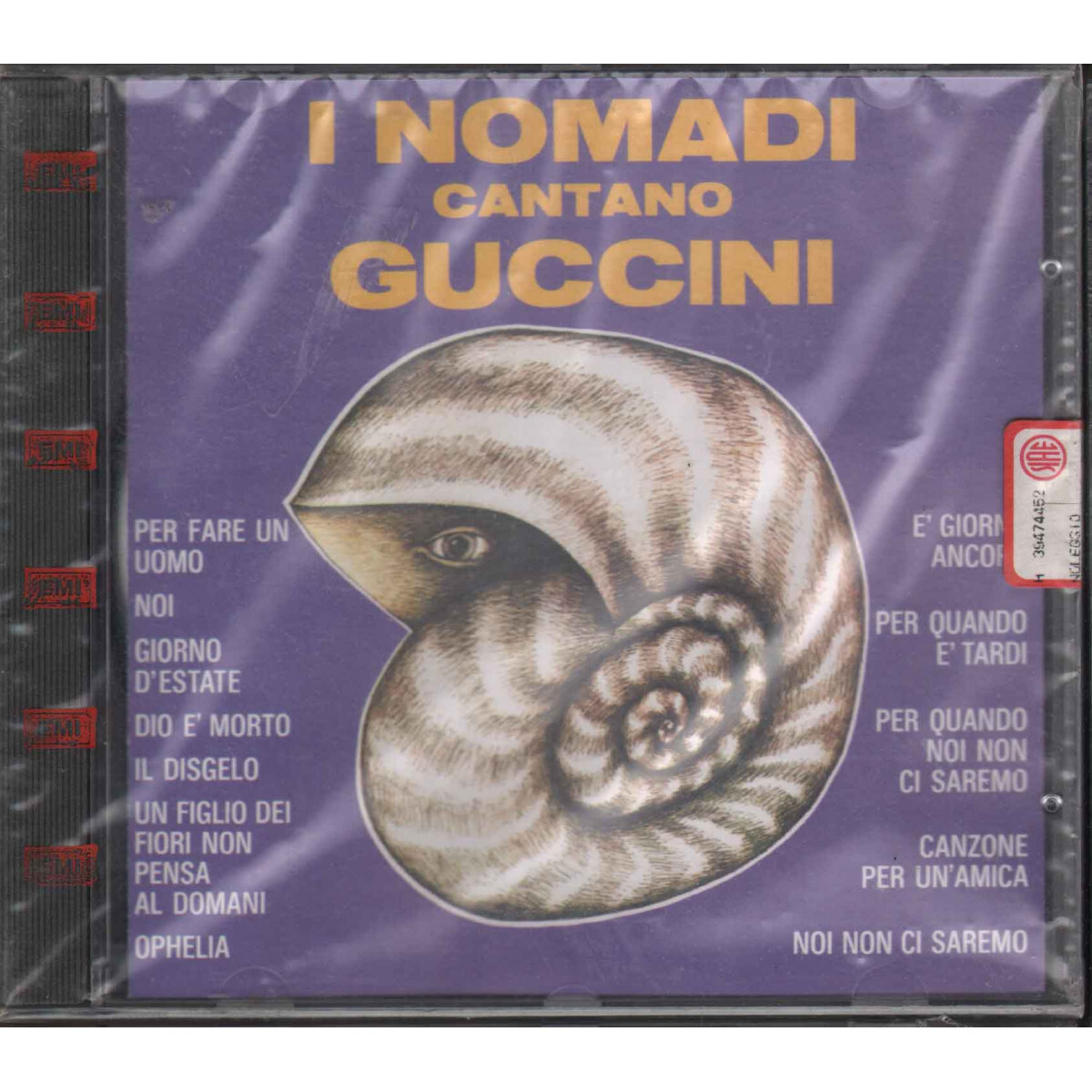 Nomadi CD I Nomadi Sing Guccini / EMI 7 94040 2 Siae White Sealed