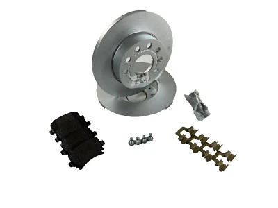 Original VW Bremsscheiben Ø 256 Beläge hinten Set Bremse Audi A3 8P Golf 5 Caddy - Bild 1 von 4