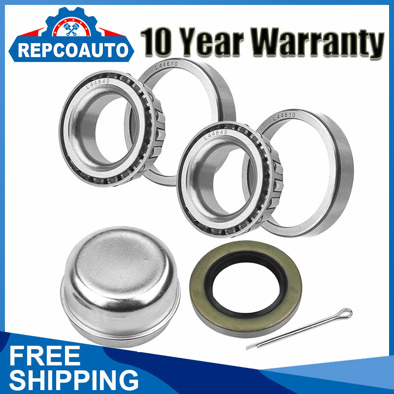 Trailer Bearing Kit 2,000 lb. Bearings 12192TB 1.25" Seal L44649/10