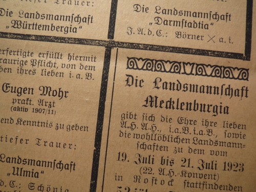 Landsmannschafter Zeitung - 1923 - Heft 6 Deutsche Landsmannschaft / Studentika - Picture 7 of 7