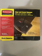 Rubbermaid Commercial Floor Tile Vinyl Wood Carpet Sweeper w/ 40" Handle