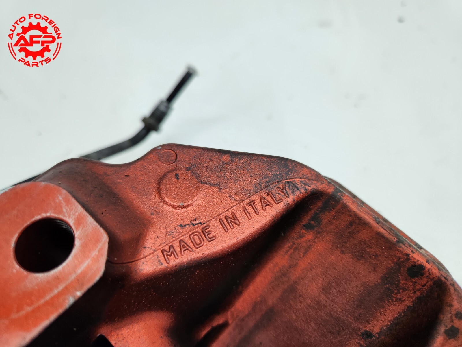 ⭐ 14-21 Maserati Quattroporte GTS Front Right Brembo Brake Caliper Shoe Red Oem