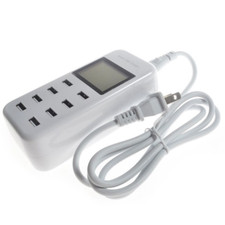 8-Port Smart Multi USB AC Wall Charger Hub Smart Fast Wall Charging Station LCD