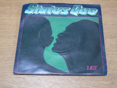 STATUS QUO - Lies - 1980 UK 2-track 7'' vinyl single..