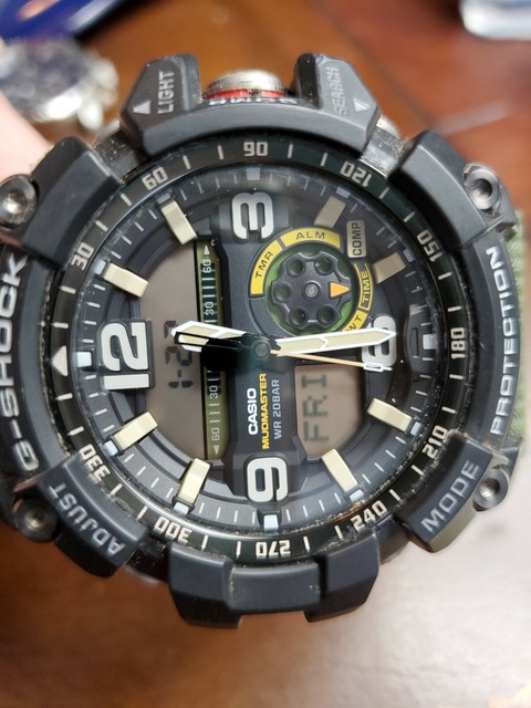 Casio G-Shock Mudmaster GG-1000-1A3 Twin Sensor Men's Watch - Green for sale online | eBay