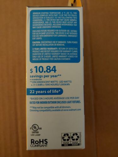 9X LED Spot Light GU10 BASE 35w MR16 Soft White Bulbs NEW NIB Three 3 Packs - Picture 3 of 3