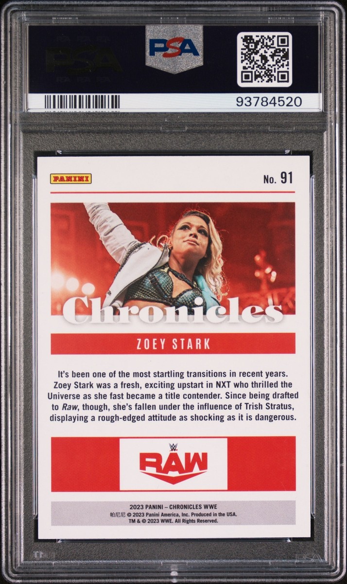 その他 PANINI CHRONICLES 2023 PANINI CHRONICLES WWE PLATINUM 1/1 #91 ZOEY STARK 1/1