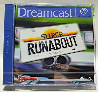 Super Runabout: The Golden State Sega Dreamcast PAL FACTORY SEALED 100% MINT