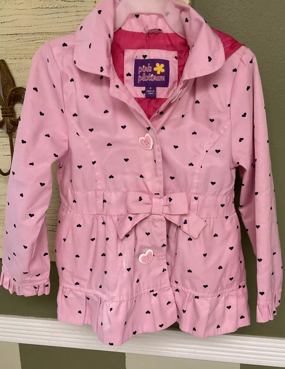 Pink platinum deals girls coat