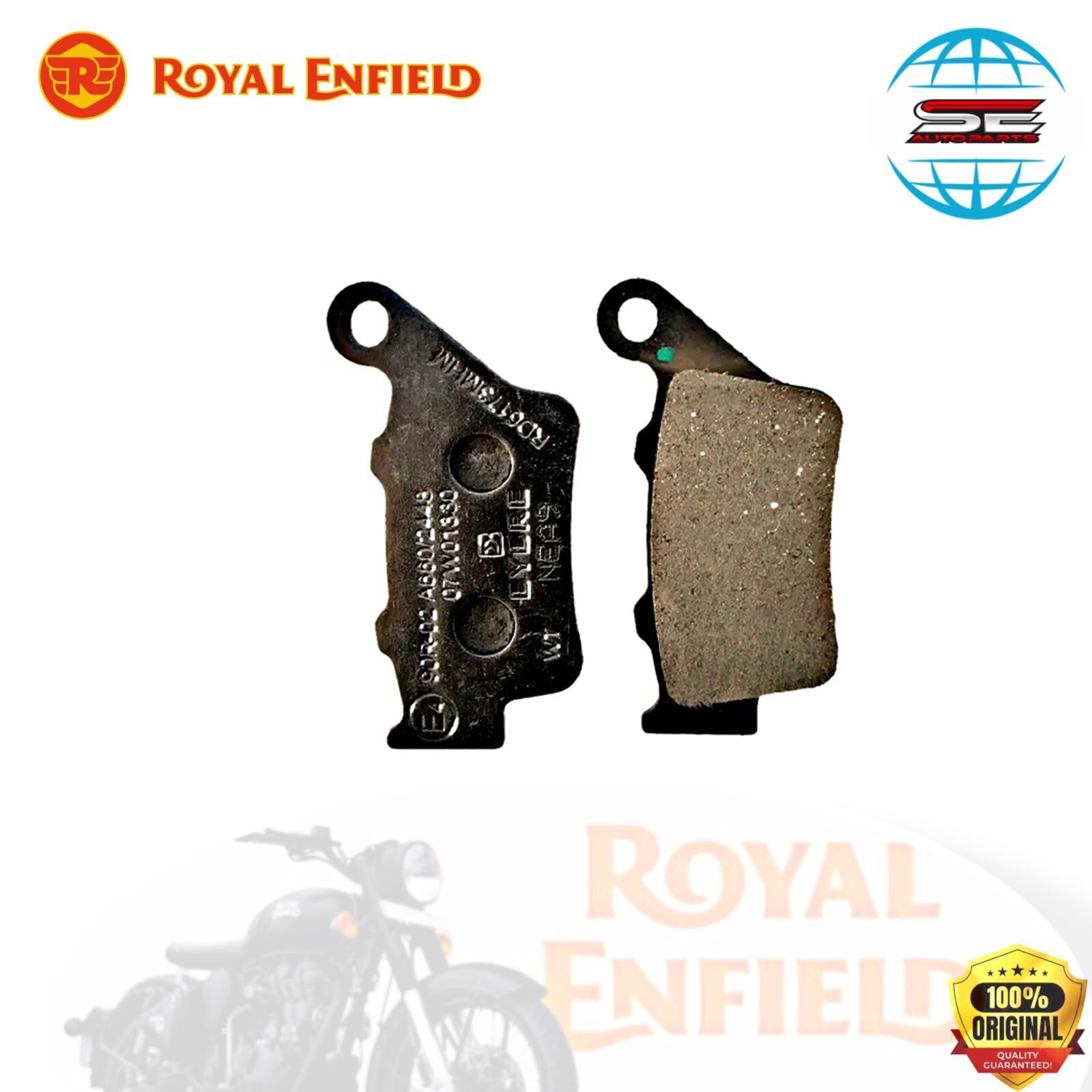 ROYAL ENFIELD THUNDERBIRD X 350/CONTINENTAL GT/ BRAKE PAD KIT REAR CALIPERNT eBay