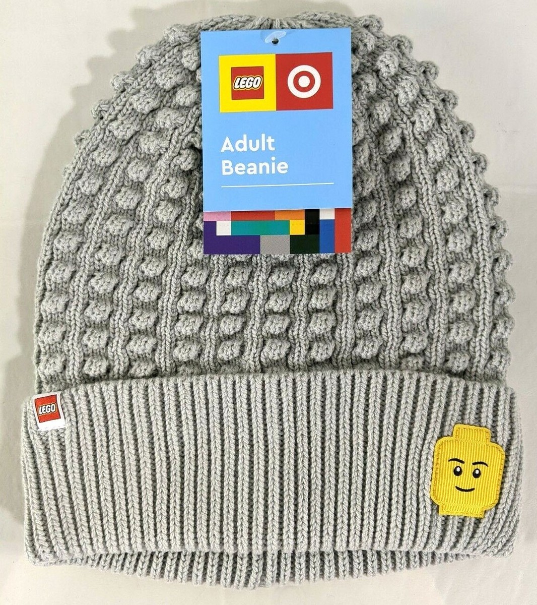 Adult LEGO Target Collection Minifigure Patch Beanie Hat One Size