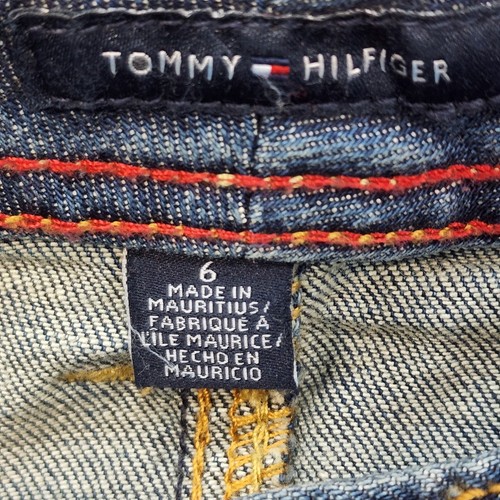 Tommy Hilfiger Women's Jeans Shorts Size 6 Blue Bermuda - Picture 7 of 10