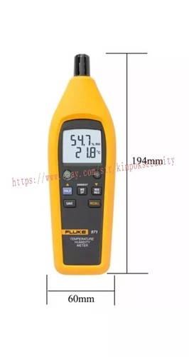Fluke 971 Temperature Humidity Meter, Temp/Humdty Mtr, 5 to 95 per Rel Hum Rnge - Picture 5 of 7