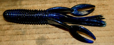 4" Craw Tube Hematoma Bass Tube Solid Head 50 count bag bulk plastic worms