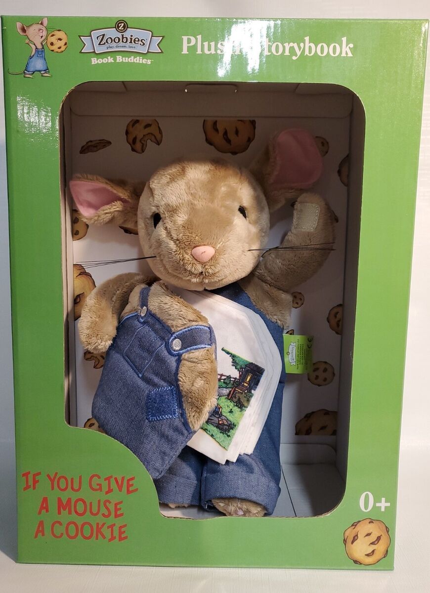 If You Give A Mouse A Cookie Plush Storybook - Zoobies Book Buddies If You Give A Mouse A Cookie Plush Storybook - Zoobies Book Buddies