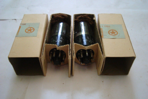 RCA 6SL7GT, VT229, TUBOS RAROS DEL EJÉRCITO DE ESTADOS UNIDOS, 1950, MEJOR CALIDAD NUEVO STOCK ANTIGUO, EN CAJA - Imagen 2 de 13