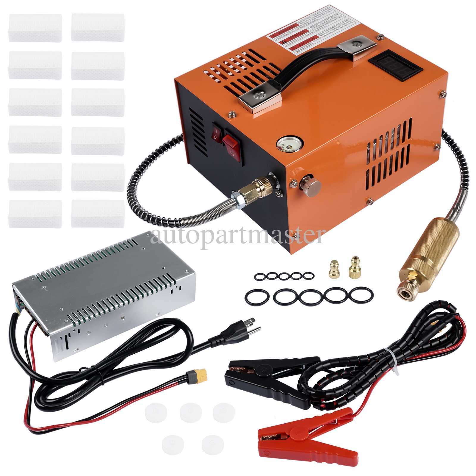 4500psi 30mpa Powered By Car 12v Dc Or Home 110v Ac W/ Converter