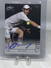 2016 Leaf Sports Heroes Silver Spectrum Auto 5/5 #AM1 Andy Murray